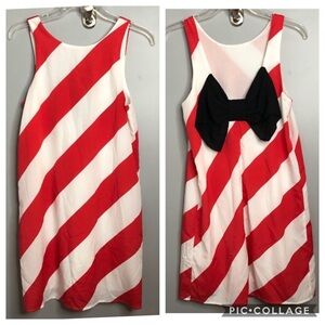 Everly Nordstrom red and white striped sleeveless top Stitch Fix Sz Sm